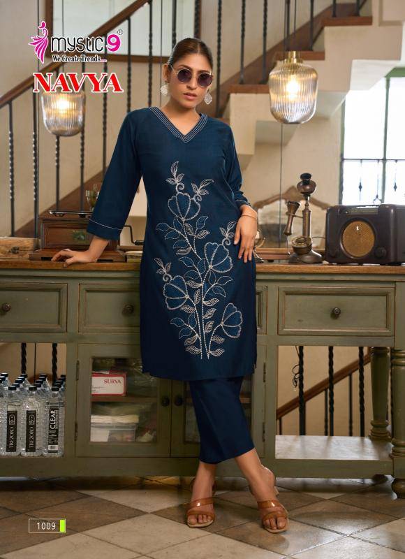 Mystic9 navya vol 1 coord set Kurti wholesale market in Bhavnagar